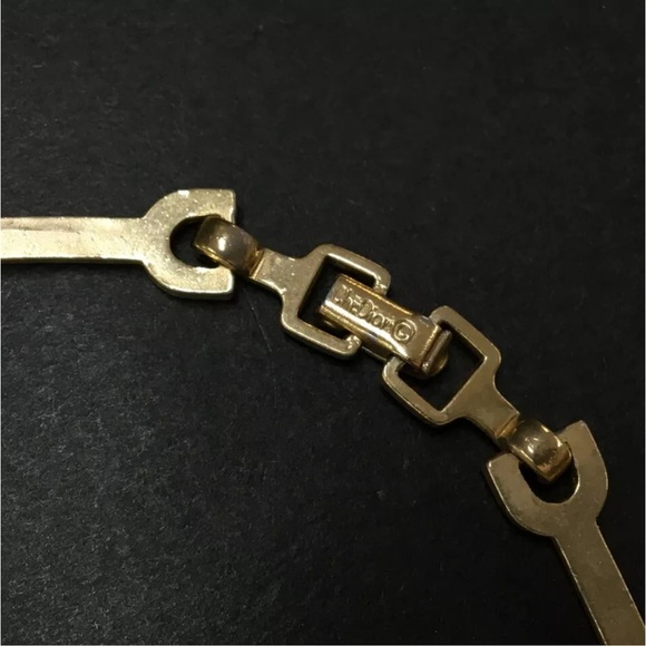 Rare AUTHENTIC Christian Dior Chain Link Necklace - Picture 7 of 7